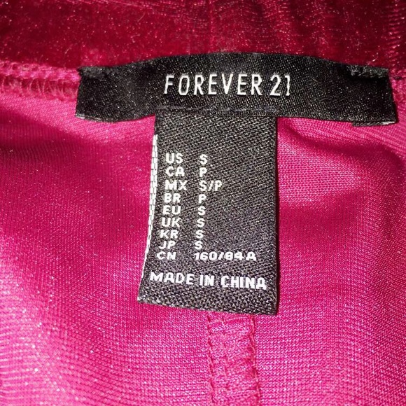 Forever 21 Velvet Bodycon Mini Dress Size S - Picture 2 of 2